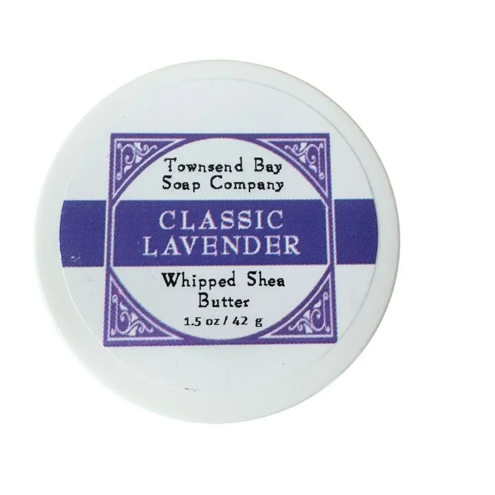 Townsend Bay Soap Company Whipped Shea Butter 1.5‎ oz Set of 3 & 1 Soothing Balm